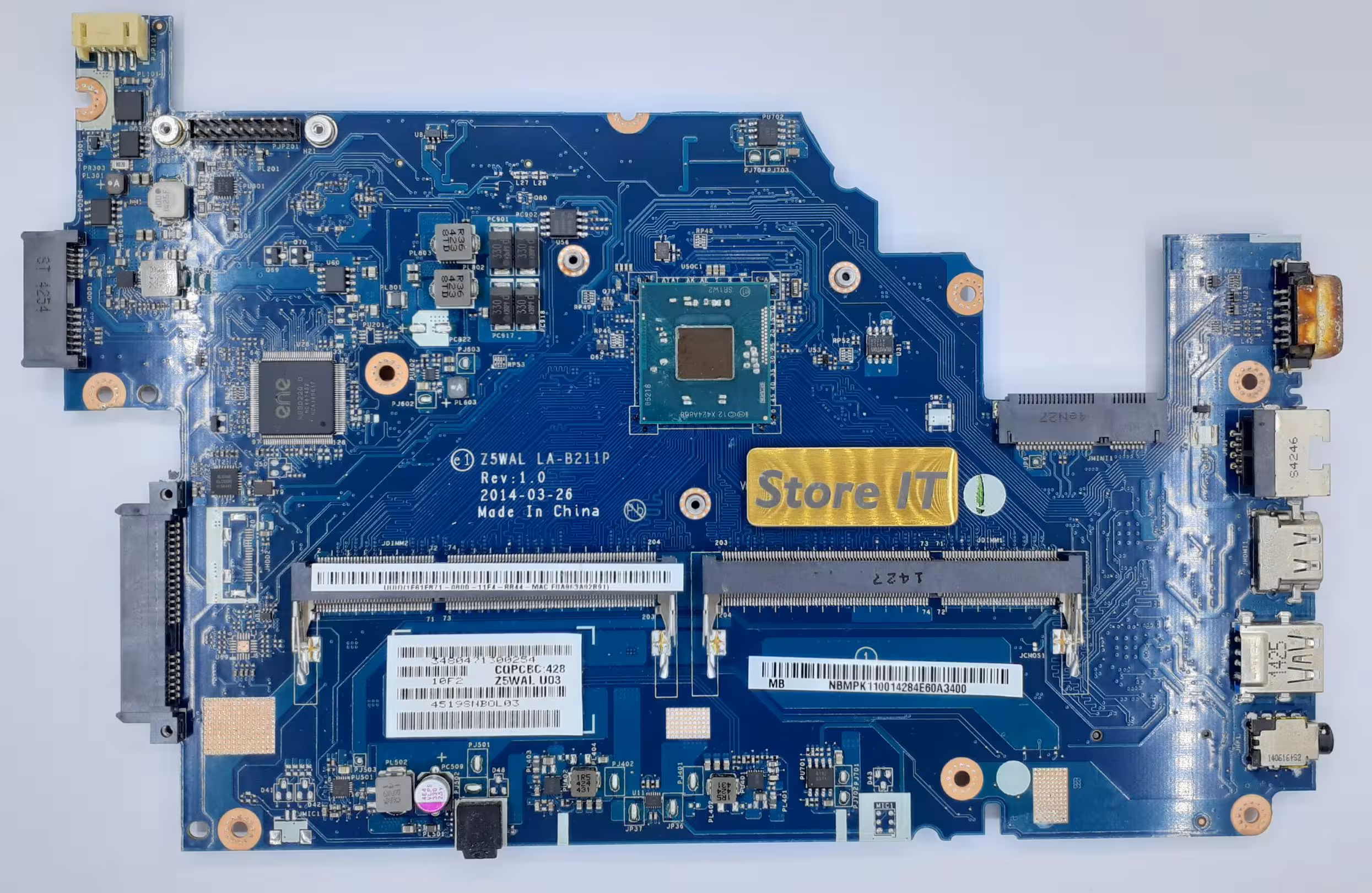 مادربرد لپ تاپ ایسر Aspire E5-511 | La-B211p | Pentium N3530 | گرافیک اینتلی