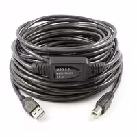 کابل USB پرینتری بافر دار دی نت 15 متری