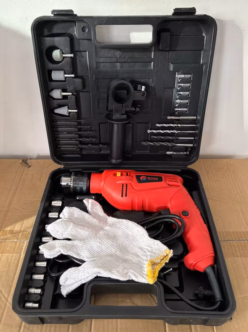 دریل 13 میلیمتر چکشی 850 وات ادون با لوازم
