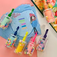  ماژیک هایلایت (علامت گذار ) مدل لاک بسته 5 عددی (رنگ جور)