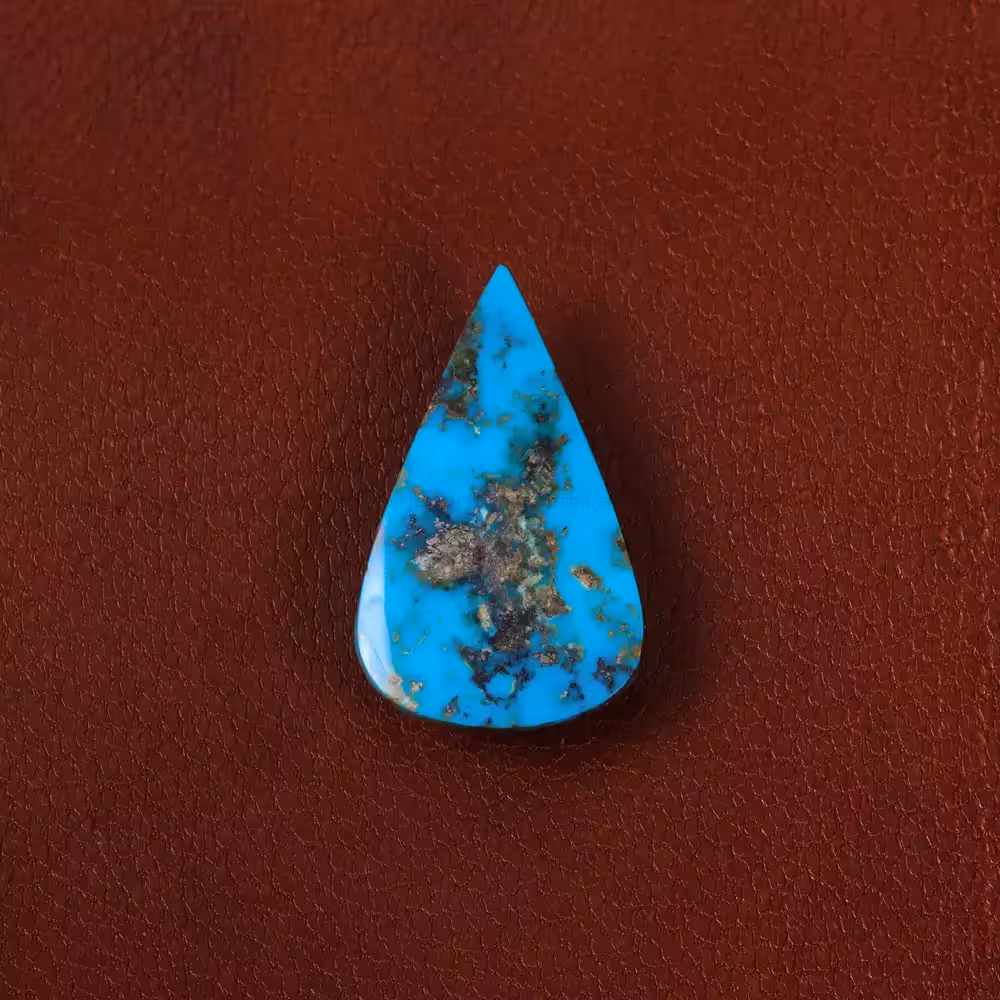 نگین فیروزه شجری کد 29587 - جواهری مشاهیر