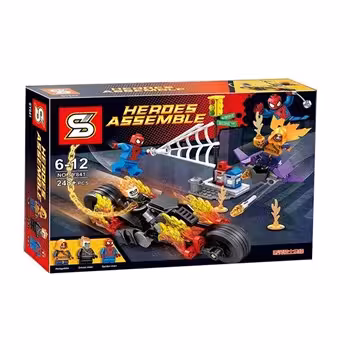 لگو اسپایدرمن و موتور روح سوار