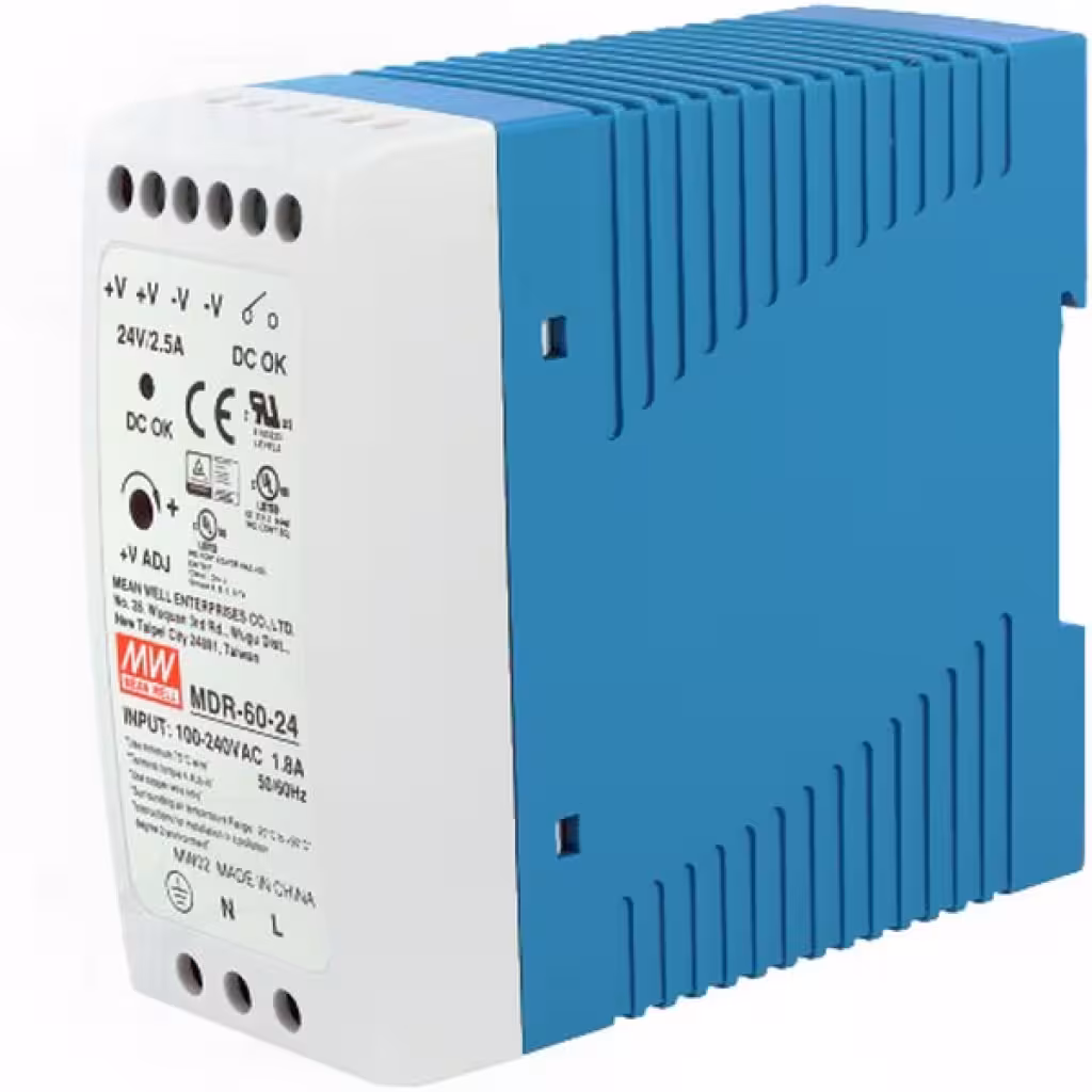 منبع تغذیه مینول سری MDR-60-24