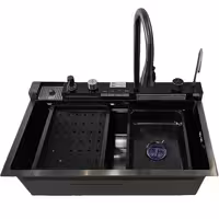 سینک ظرفشویی استیل توکار مدل پیانویی 5 کلید