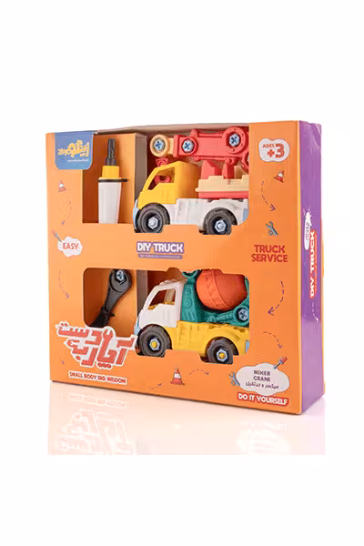 آچار به دست – میکسر و جرثقیل