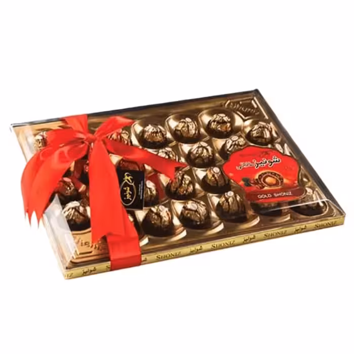 شکلات کادویی کریستال طلایی شونیز – 365 گرم