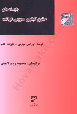 بایسته های حقوق کیفری عمومی فرانسه