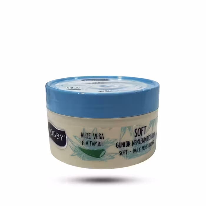 مشخصات، خرید و قیمت کرم مرطوب کننده روزانه هوبی HOBBY حاوی عصاره آلوئه ورا 250 میل ⭐️ ویان مارکت