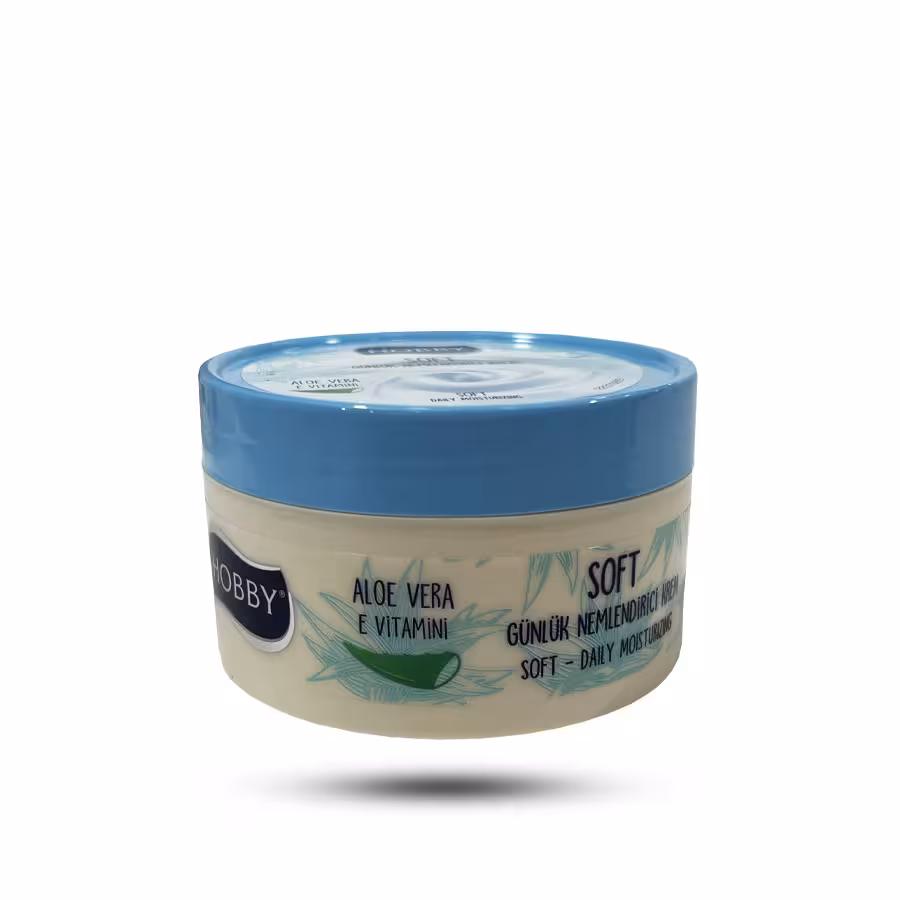 مشخصات، خرید و قیمت کرم مرطوب کننده روزانه هوبی HOBBY حاوی عصاره آلوئه ورا 250 میل ⭐️ ویان مارکت