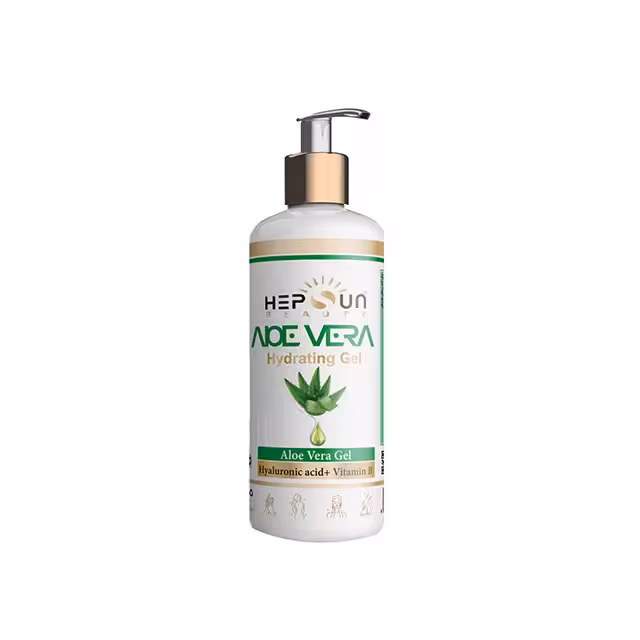 ژل آب رسان آلوئه ورا هپسان حاوی زینک مناسب برای انواع پوست 400 میلی لیتری