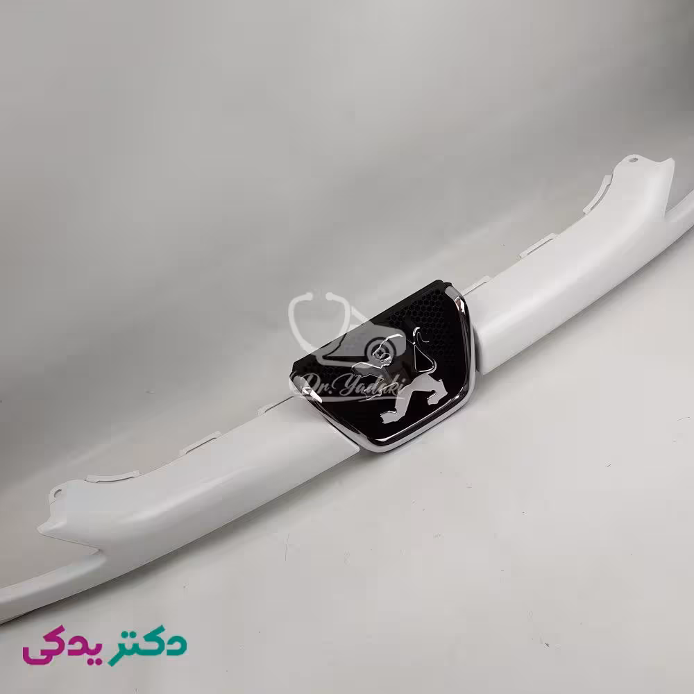 ابرویی جلو پنجره پژو 206 رنگ سفید با آرم شیر شرکتی ایساکو اصل 0530104599