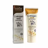 کرم ضد آفتاب بدون رنگ کلاژن سادور SPF50 وزن 40 گرم