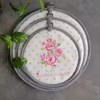 ست 3تایی دمکنی مخمل ژاسمین - طرح 17