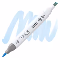 ماژیک طراحی دو سر تاچ (بدنه سفید) کد PB144