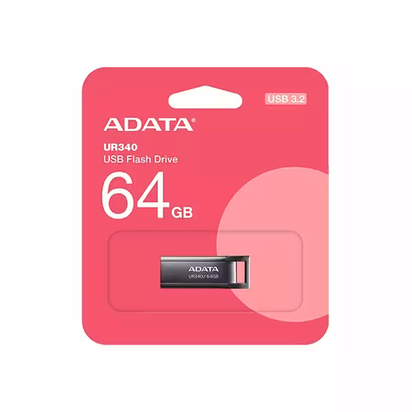 فلش مموری ای دیتا مدل UR340 ظرفیت 64 گیگابایت