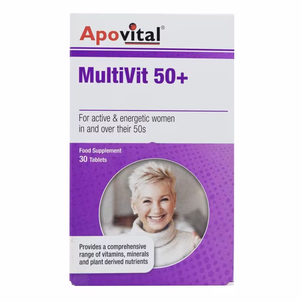 قرص مولتی ویت بالای 50 سال خانم ها  آپوویتال 30 عددی