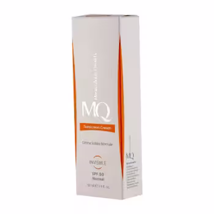 کرم ضد آفتاب نرمال SPF50 بی‌رنگ ام کیو 55 میلی لیتری