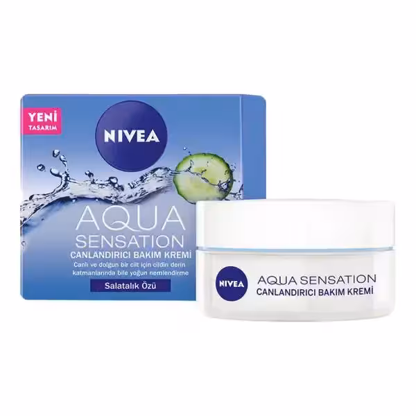 کرم آبرسان نیوآ NIVEA مدل Aqua_Sensation حجم 50 میلی لیتر