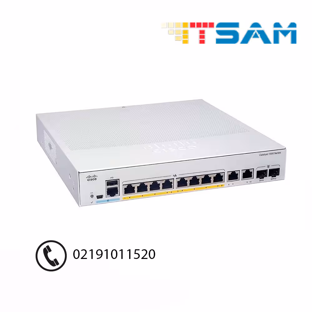 سوئیچ سیسکو مدل C1000-8P-2G-L