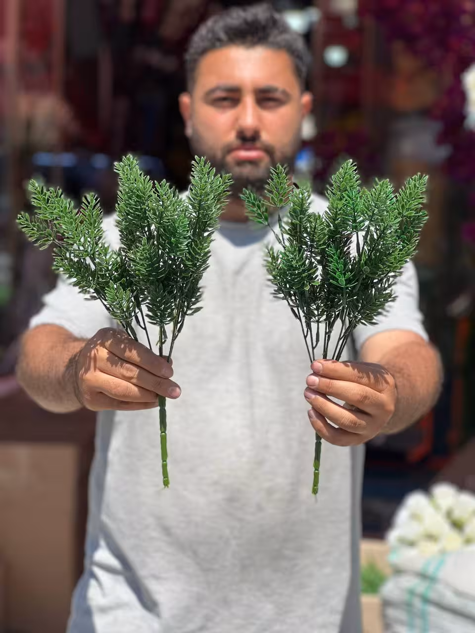 بوته برگ مصنوعی مخروطی