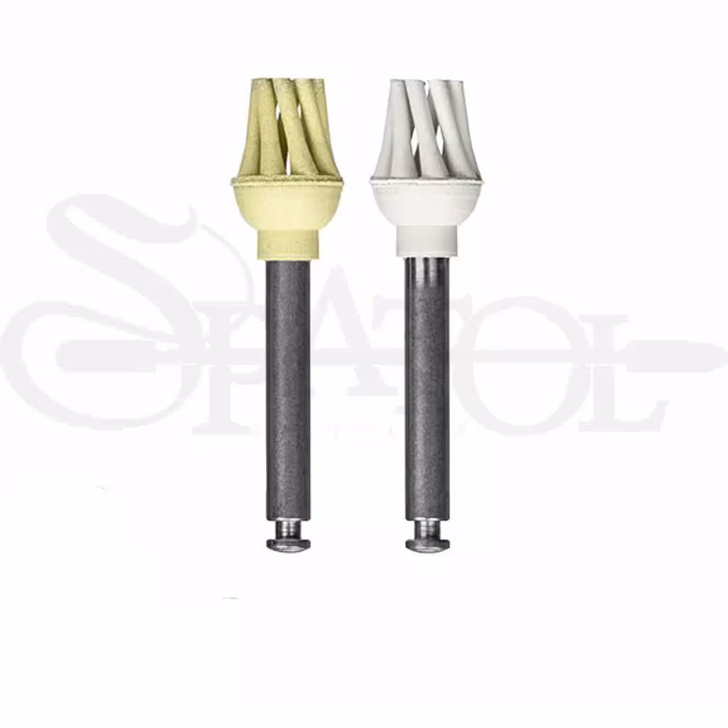 برس پالیش کامپوزیت اوکلوزال Jiffy Natural composite system oclusal twirl refills برند الترادنت Ultradent