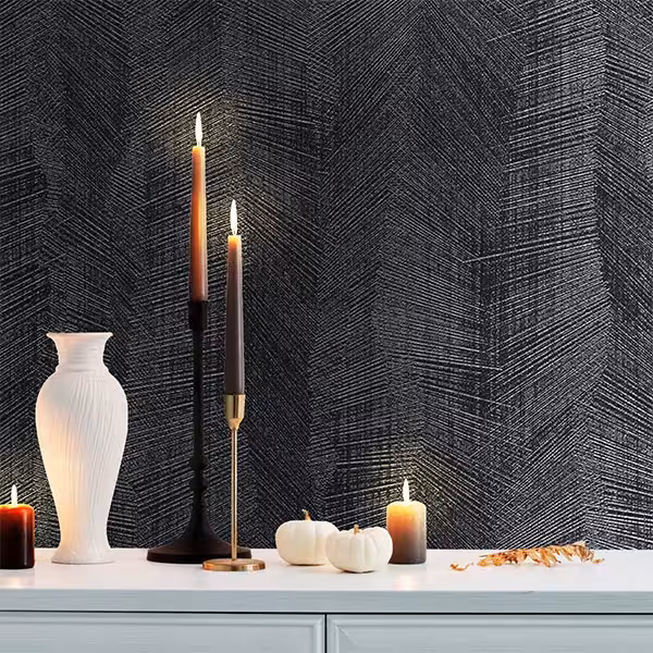 کاغذ دیواری کربن طرح بافت مشکی کد 10036