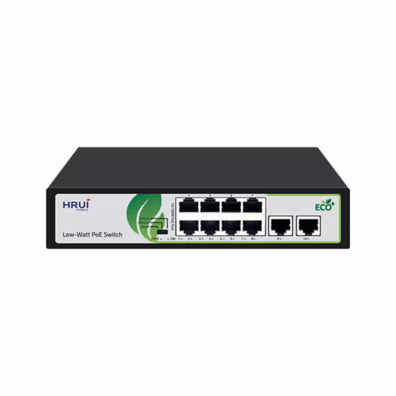 سوئیچ POE هشت پورت HRUI سری Low Watt HR902-AF-82N