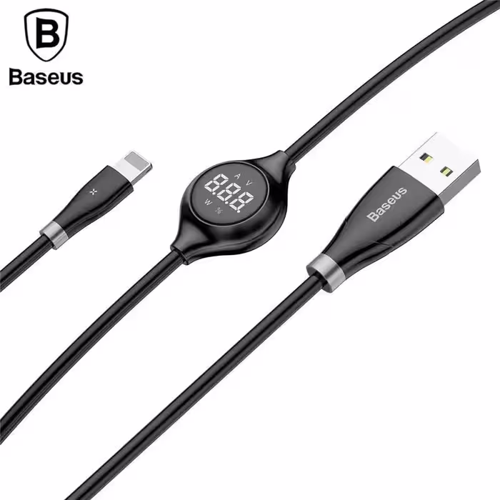 کابل تبدیل usb به لایتنینگ برند بیسوس Big Eye Digital Display
