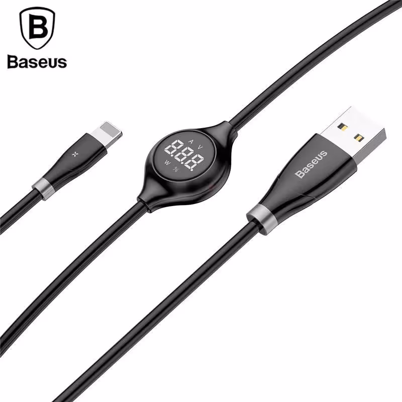 کابل تبدیل usb به لایتنینگ برند بیسوس Big Eye Digital Display