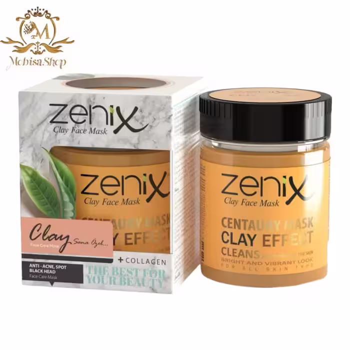 ماسک خاک رس زنیکس zenix سری طبیعی سنتوری 190 گرم