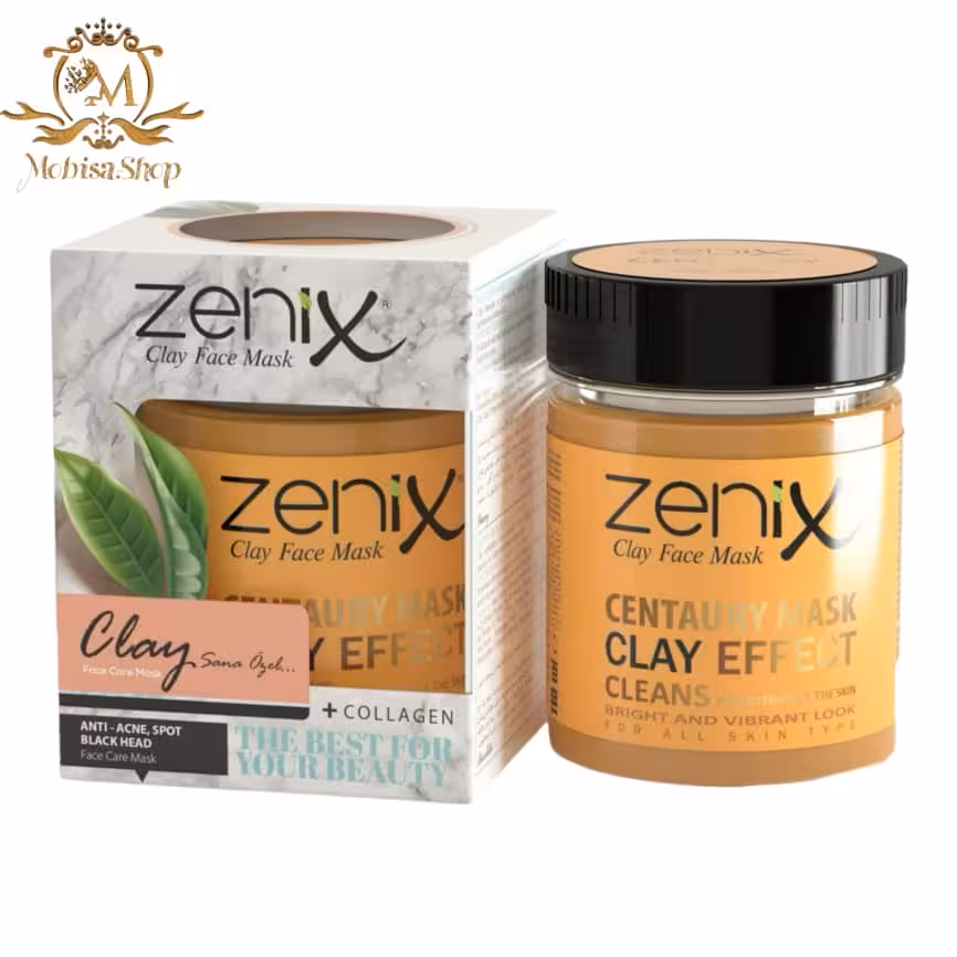 ماسک خاک رس زنیکس zenix سری طبیعی سنتوری 190 گرم