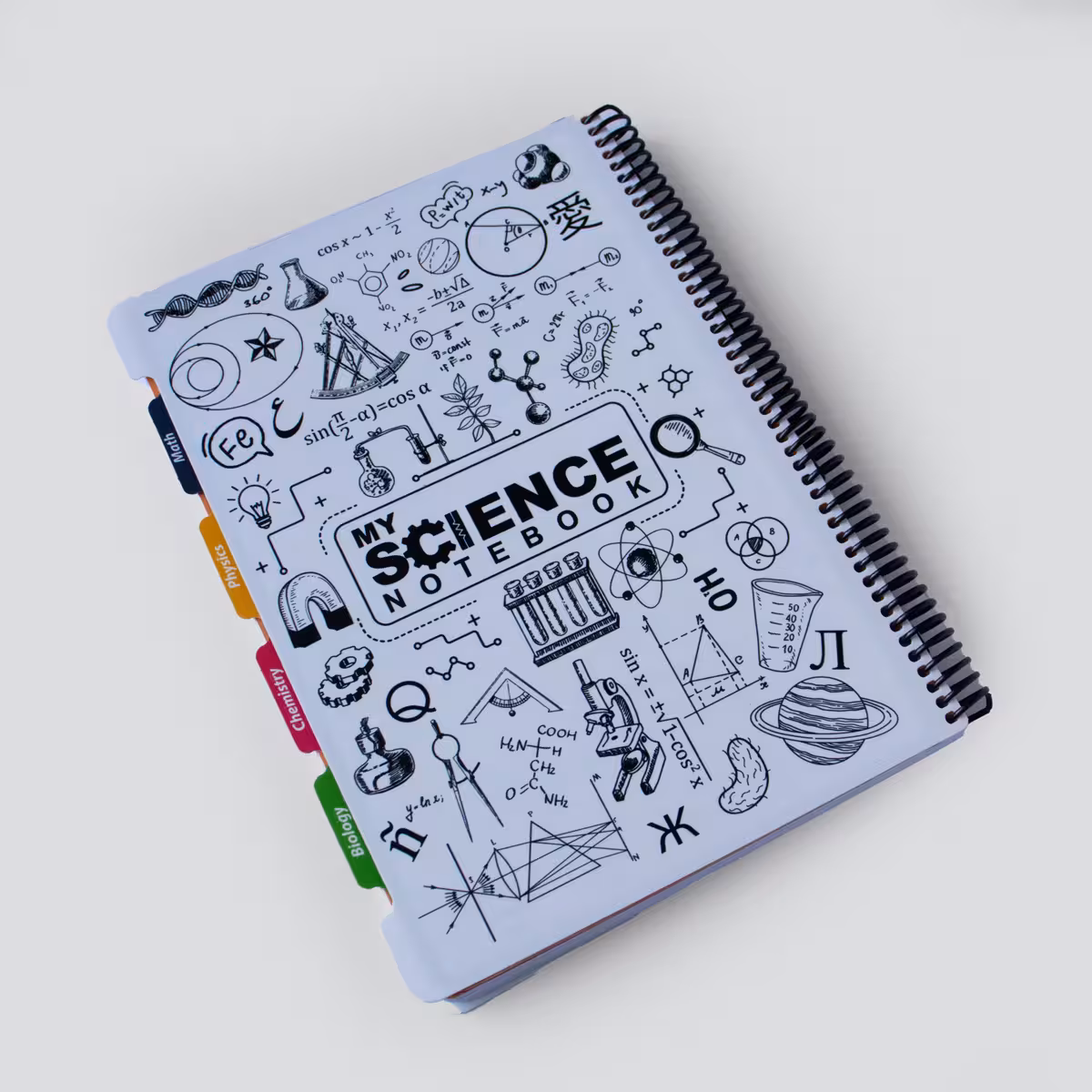 دفتر خط دار رحلی MY SCIENCE سفید دات نوت (dotnote)