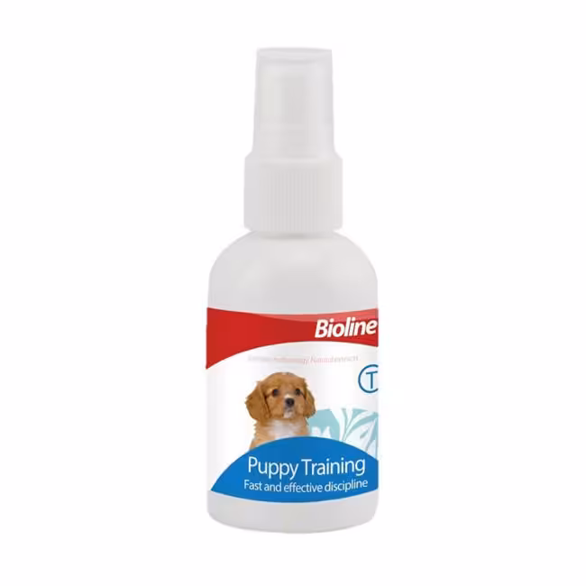 اسپری تعلیم ادرار سگ بایولاین Bioline Puppy Training Spray