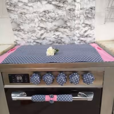 ست رواندازگاز پیچک گاز دستگیره فر