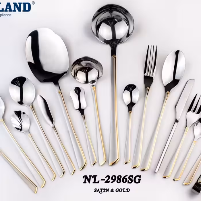 سرویس قاشق و چنگال نیولند 135 پارچه مدل 2986SG