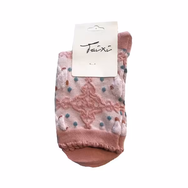 جوراب ساق دار طرح گل 2