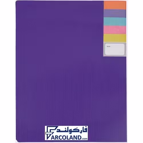 کلیر بوک 20 برگ طرح استریپ کد 0272S سهند | سایز A4 | کلر بوک | آلبوم فایل