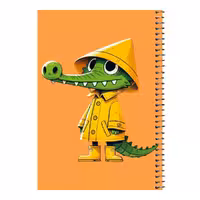 دفتر مشق 80 برگ اس جی مدل تمساح و کلاه