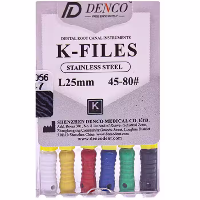 فایل دستی k-file استیل دنکو Denco (طول 25)