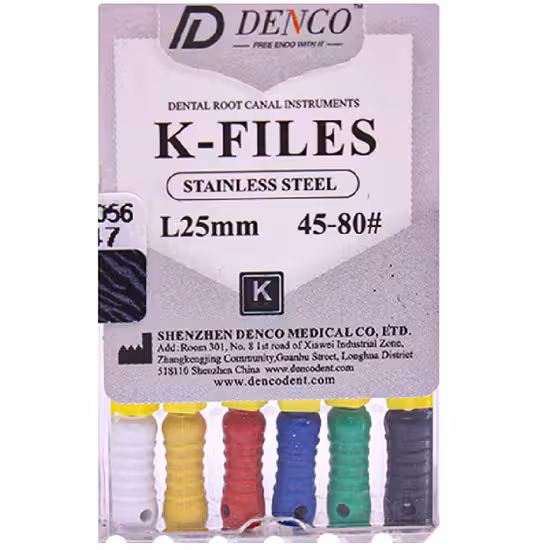 فایل دستی k-file استیل دنکو Denco (طول 25)
