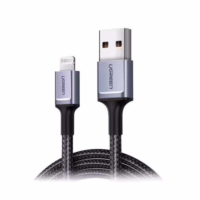 کابل تبدیل USB به لایتنینگ یوگرین مدل US398 طول 1 متر