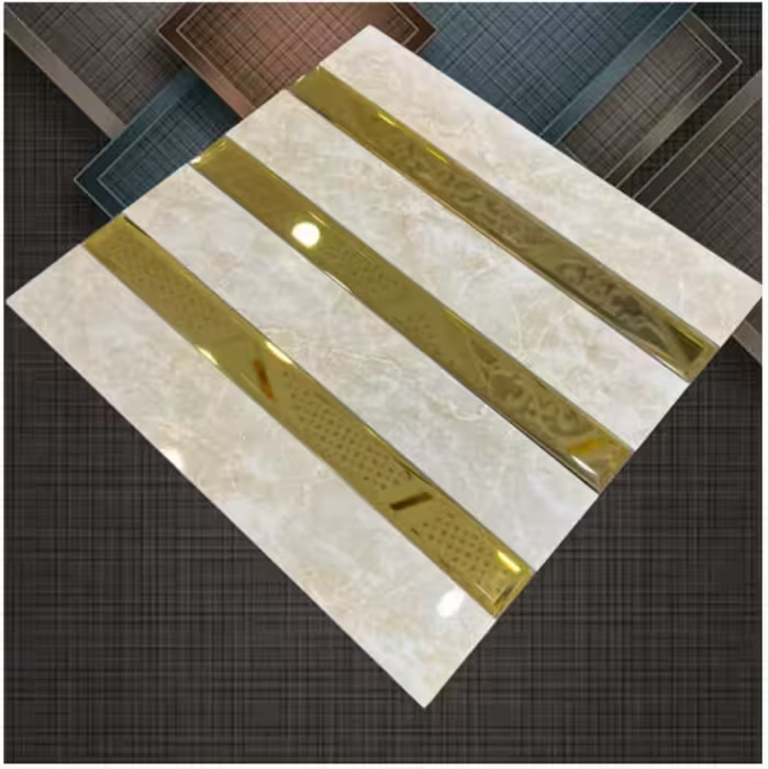 تایل بین کابینتی نواری ماربلشیت و آینه 30در30 cm ضخامت 2میل، پشت چسبدار،کاملآ نسوز و ضد آب..(پس کرایه)