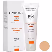 کرم ضد افتاب فاقد چربی رنگی SPF 50 مناسب پوست چرب BS