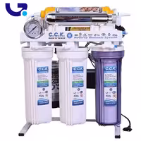 تصفیه آب 8 مرحله ایی سی سی کا شاسی فلزی با فیلتر آلکالین و ست uv