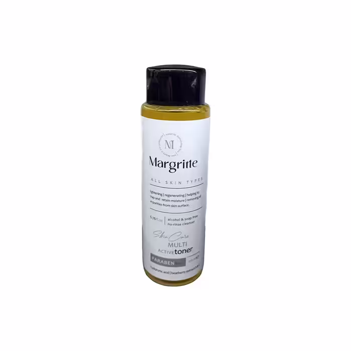 تونر مولتی اکتیو روشن کننده انواع پوست مارگریت MARGRITTE MULTI ACTIVE LIGHTENING TONER FOR ALL SKIN TYPES