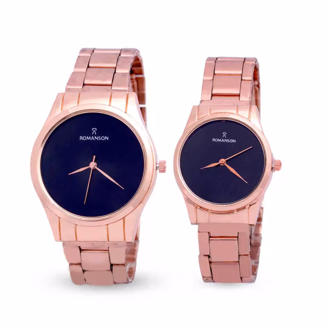 ست ساعت مچی زنانه مردانه Romanson مدل 475