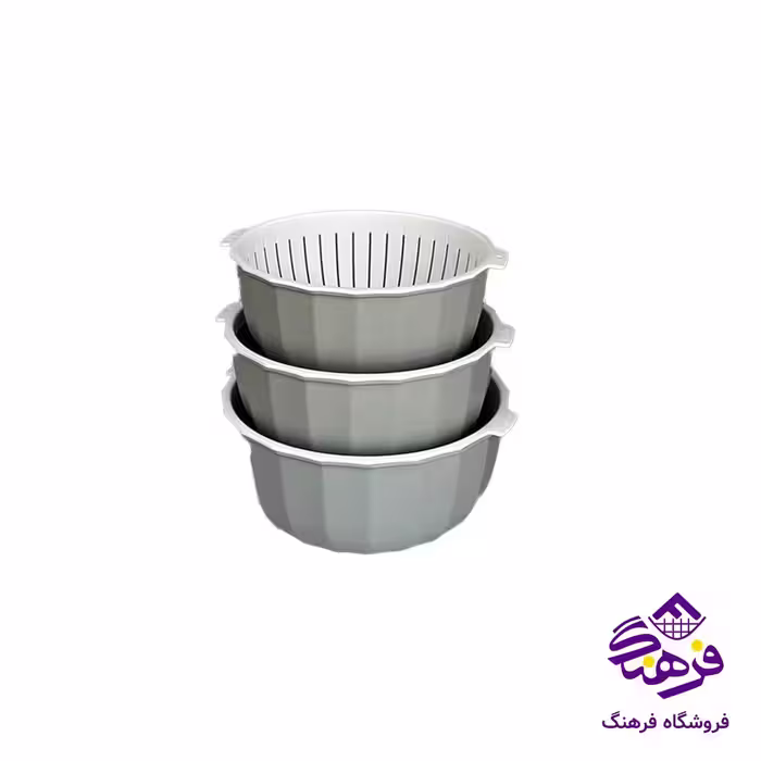 ست کاسه ابکش الابون 3سايز زيبا