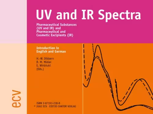 خرید و دانلود نسخه کامل کتاب UV and IR spectra: pharmaceutical substances (UV and IR) and pharmaceutical and cosmetic excipients (IR)