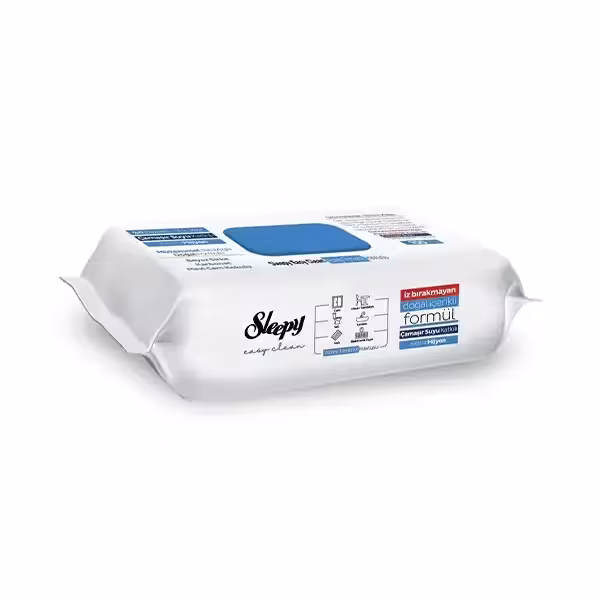 دستمال مرطوب همه کاره اسلیپی حاوی صابون سفید 100 عددی
