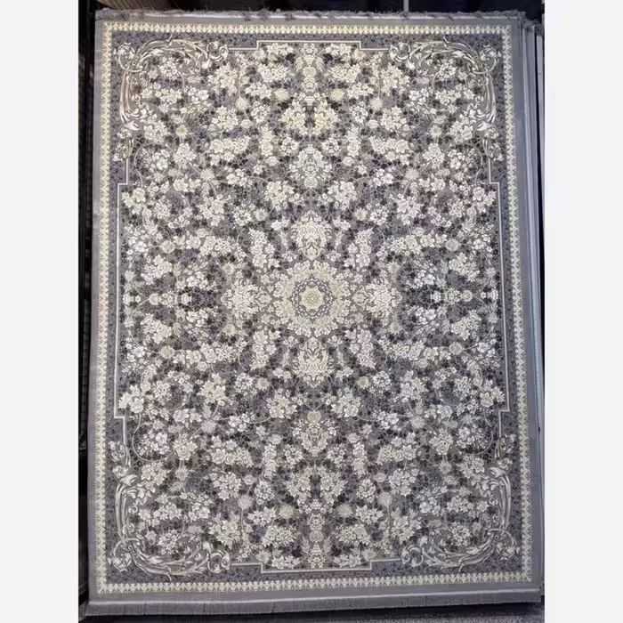 فرش ماشینی کاشان1200شانه طرح راماتیره12متری(باارسال رایگان)